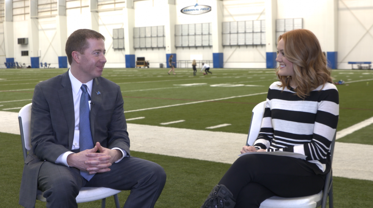 Sitting down with new Lions GM Bob Quinn on his first day on the job