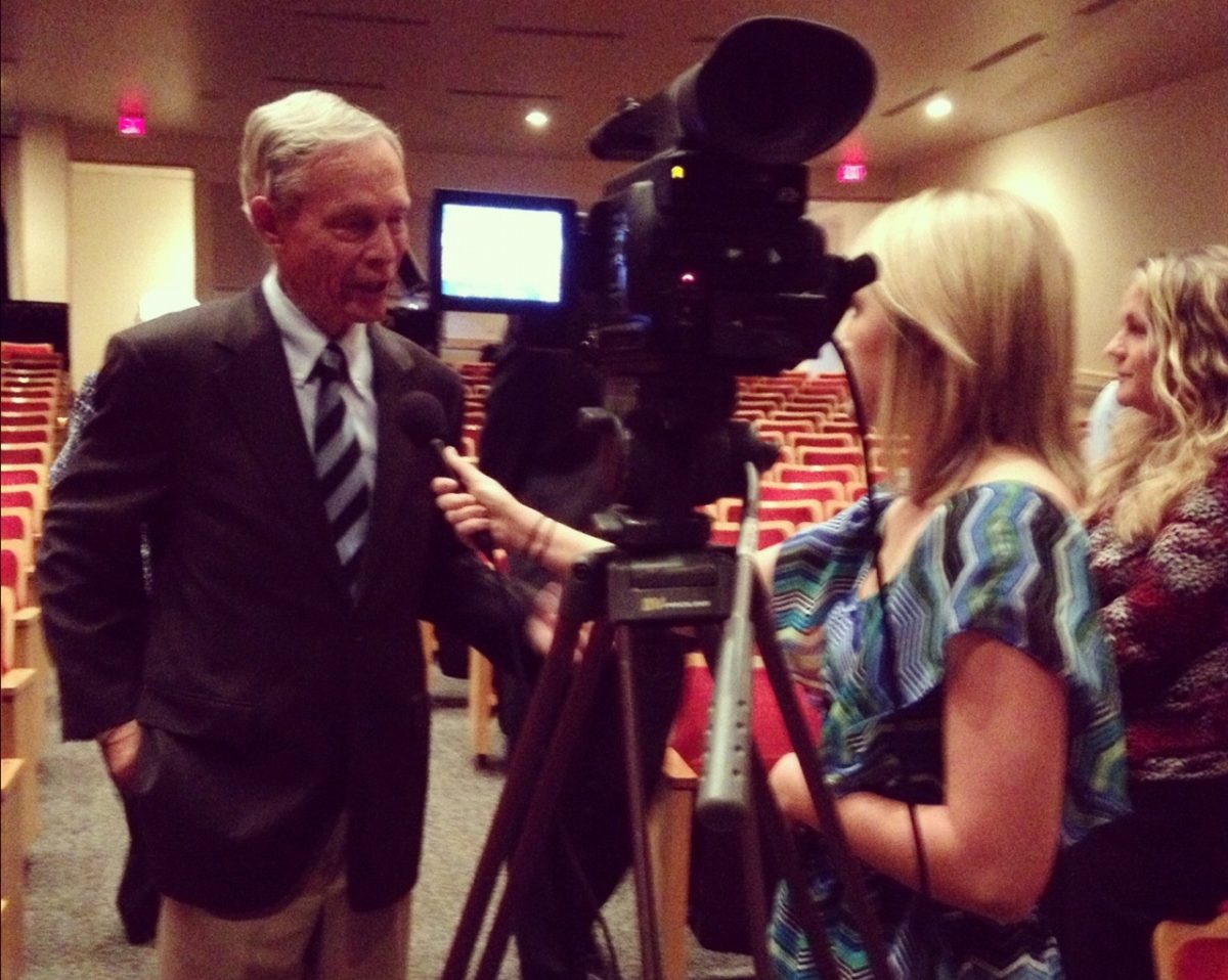 Interviewing former Florida governor Bobby MacKay